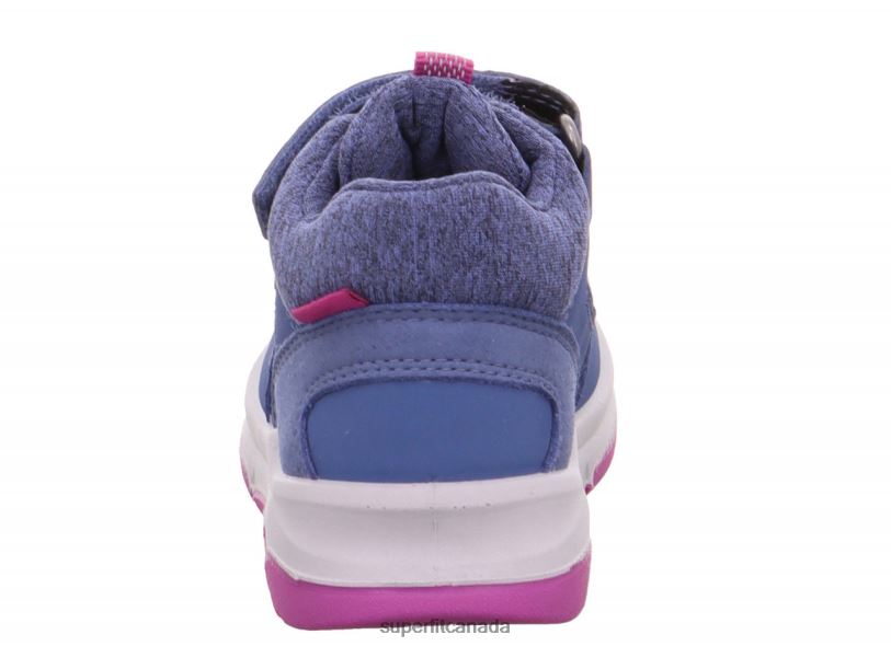 Superfit COOPER - Sneakers low with Velcro Fastener Blue/Pink Low Sneakers24FTT370