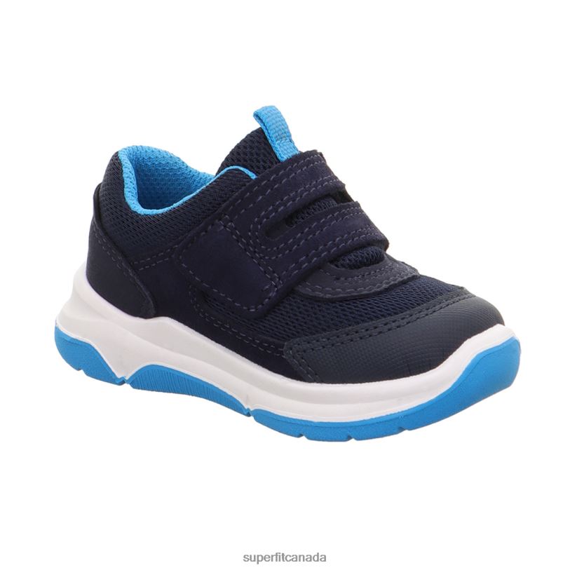 Superfit COOPER - Sneakers low with Velcro Fastener Blue/Turquoise Low Sneakers24FTT334