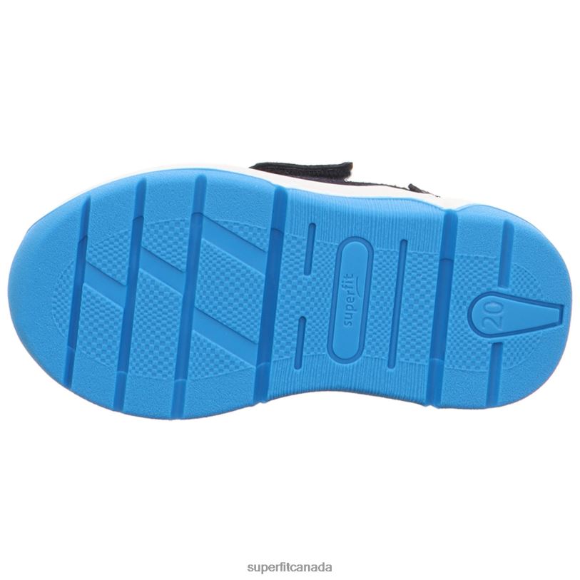 Superfit COOPER - Sneakers low with Velcro Fastener Blue/Turquoise Low Sneakers24FTT334