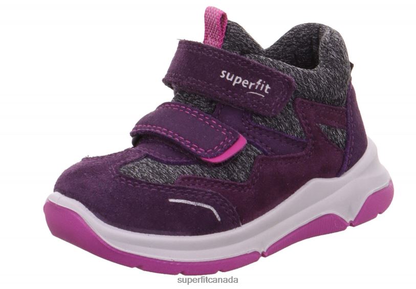 Superfit COOPER - Sneakers low with Velcro Fastener Purple/Pink Low Sneakers24FTT382