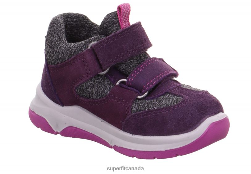 Superfit COOPER - Sneakers low with Velcro Fastener Purple/Pink Low Sneakers24FTT382