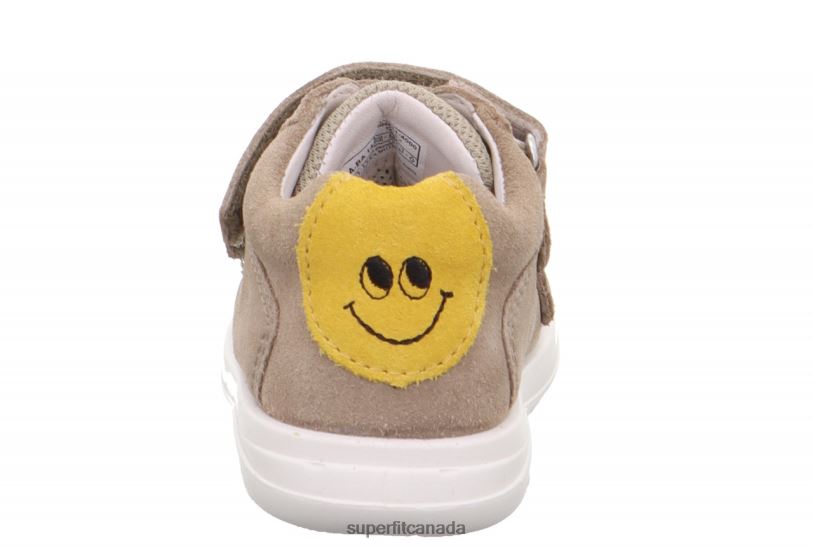 Superfit LILLO - Sneakers low with Velcro Fastener Beige/Yellow Low Sneakers24FTT312