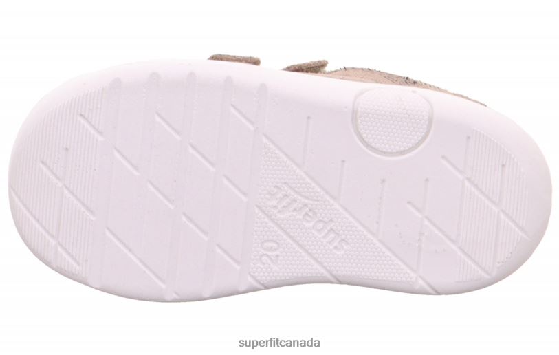 Superfit LILLO - Sneakers low with Velcro Fastener Beige/Yellow Low Sneakers24FTT313