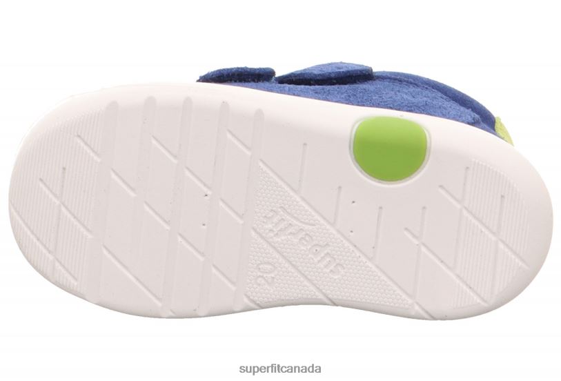 Superfit LILLO - Sneakers low with Velcro Fastener Blue/Green Low Sneakers24FTT269