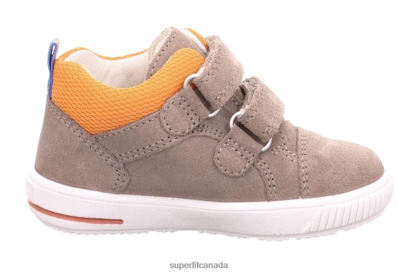 Superfit MOPPY - Sneakers low with Velcro Fastener Beige/Orange Low Sneakers24FTT294