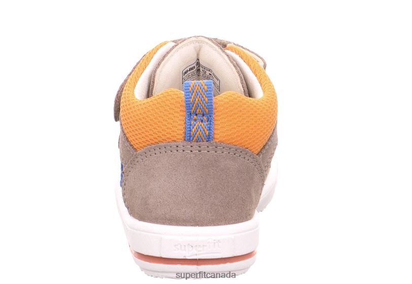 Superfit MOPPY - Sneakers low with Velcro Fastener Beige/Orange Low Sneakers24FTT294