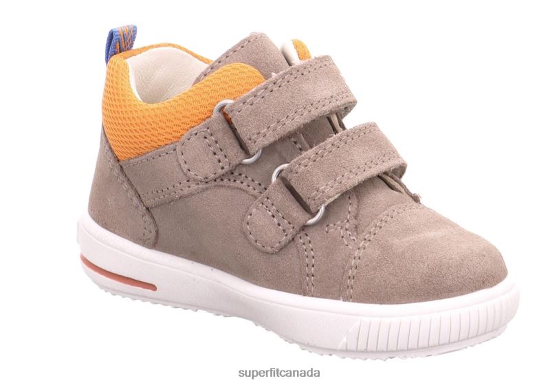 Superfit MOPPY - Sneakers low with Velcro Fastener Beige/Orange Low Sneakers24FTT294