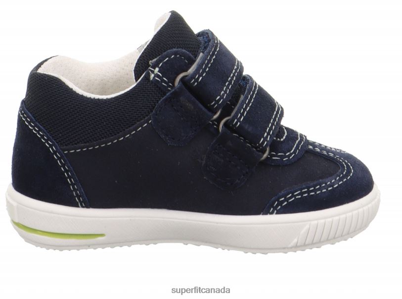 Superfit MOPPY - Sneakers low with Velcro Fastener Blue/Light Green Low Sneakers24FTT245