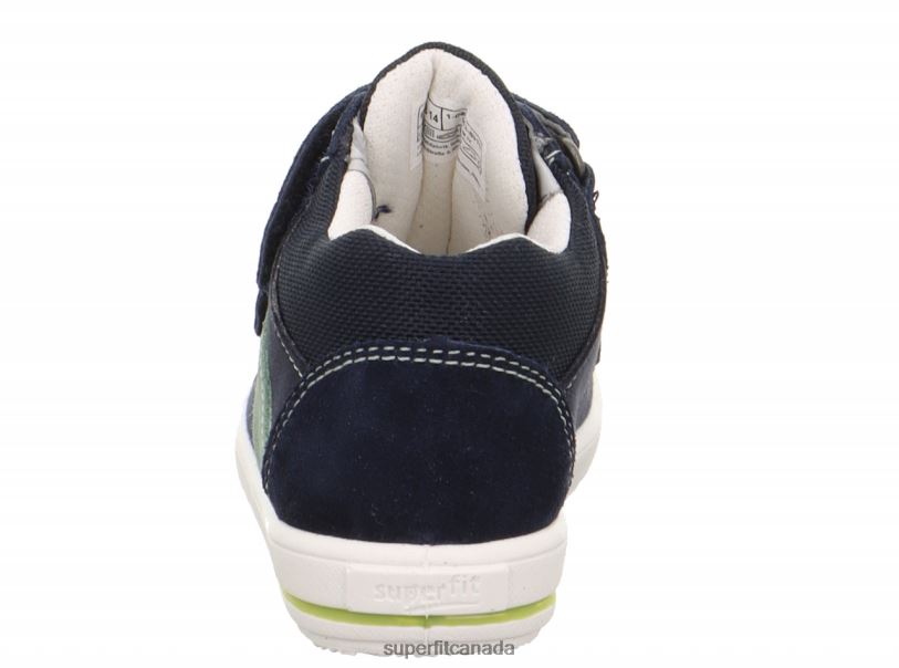 Superfit MOPPY - Sneakers low with Velcro Fastener Blue/Light Green Low Sneakers24FTT245