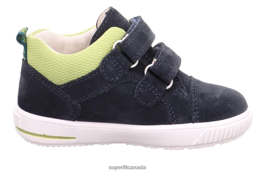 Superfit MOPPY - Sneakers low with Velcro Fastener Blue/Light Green Low Sneakers24FTT344