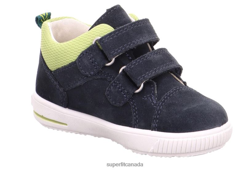 Superfit MOPPY - Sneakers low with Velcro Fastener Blue/Light Green Low Sneakers24FTT344