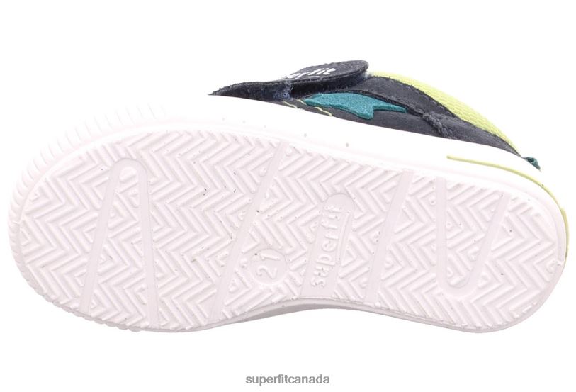 Superfit MOPPY - Sneakers low with Velcro Fastener Blue/Light Green Low Sneakers24FTT344