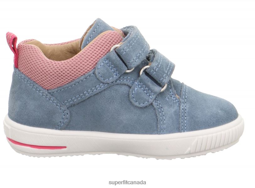 Superfit MOPPY - Sneakers low with Velcro Fastener Blue/Pink Low Sneakers24FTT342