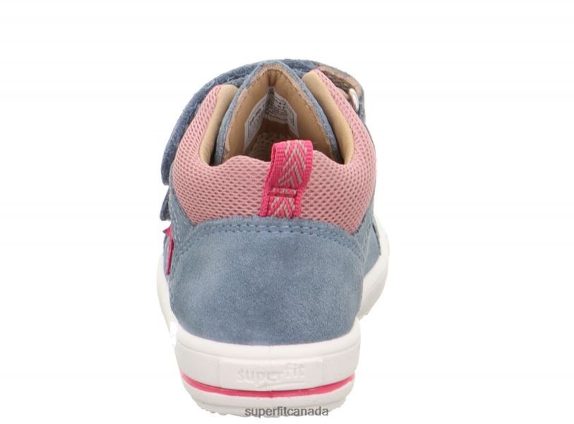 Superfit MOPPY - Sneakers low with Velcro Fastener Blue/Pink Low Sneakers24FTT342
