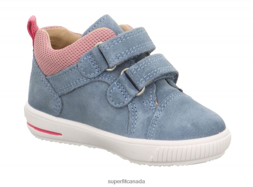 Superfit MOPPY - Sneakers low with Velcro Fastener Blue/Pink Low Sneakers24FTT342