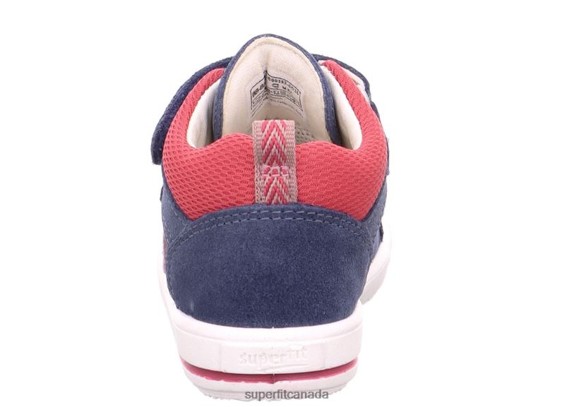 Superfit MOPPY - Sneakers low with Velcro Fastener Blue/Red Low Sneakers24FTT309