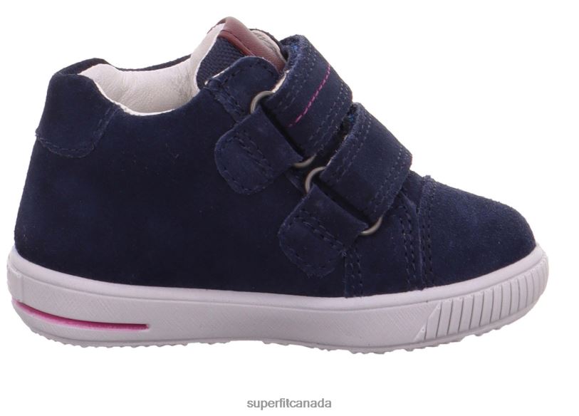 Superfit MOPPY - Sneakers low with Velcro Fastener Blue/Red Low Sneakers24FTT379