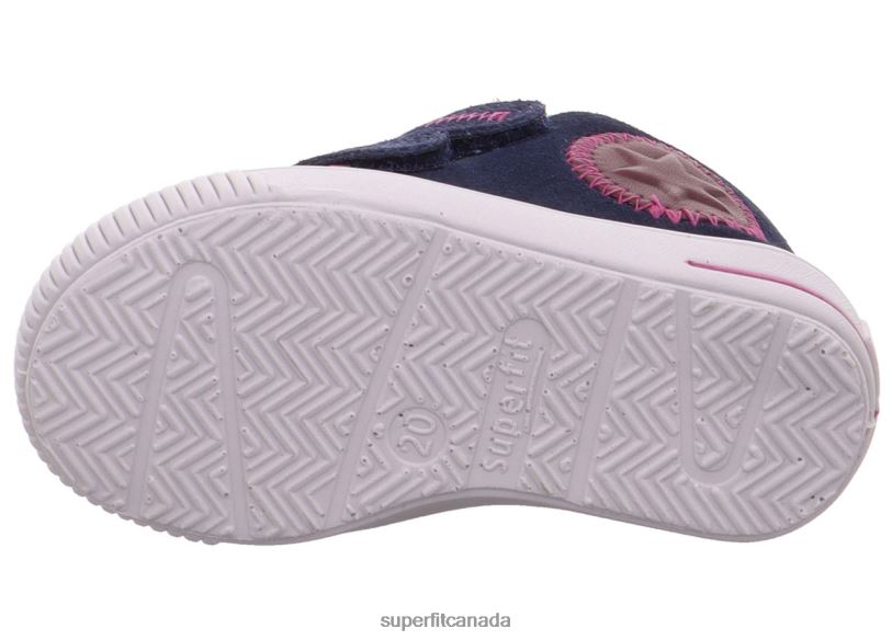 Superfit MOPPY - Sneakers low with Velcro Fastener Blue/Red Low Sneakers24FTT379