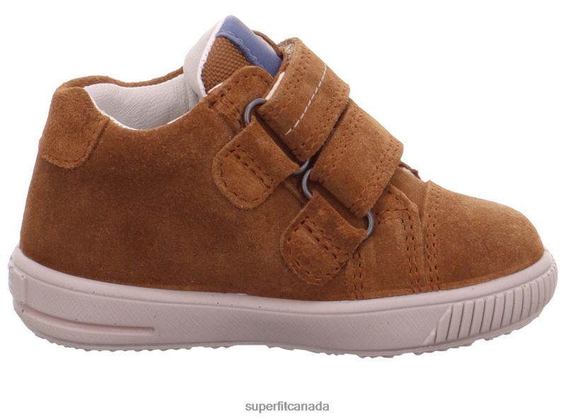 Superfit MOPPY - Sneakers low with Velcro Fastener Brown/Blue Low Sneakers24FTT376