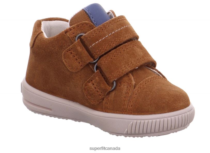 Superfit MOPPY - Sneakers low with Velcro Fastener Brown/Blue Low Sneakers24FTT376