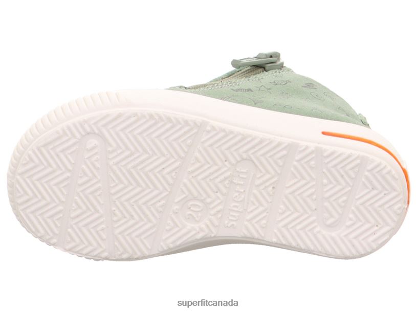 Superfit MOPPY - Sneakers low with Zip Light Green/White Low Sneakers24FTT321