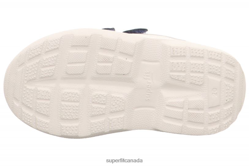 Superfit RUSH - Sneakers low with Velcro Fastener Blue/Light Green Low Sneakers24FTT240