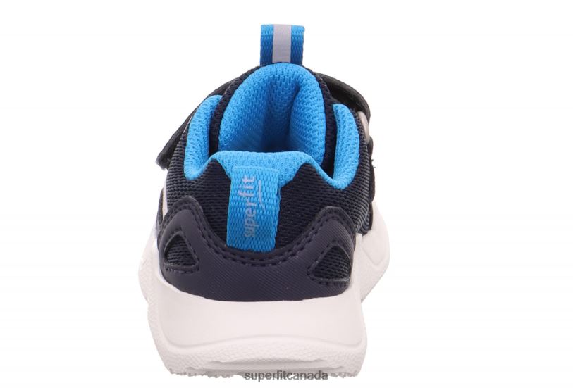 Superfit RUSH - Sneakers low with Velcro Fastener Blue/Turquoise Low Sneakers24FTT247