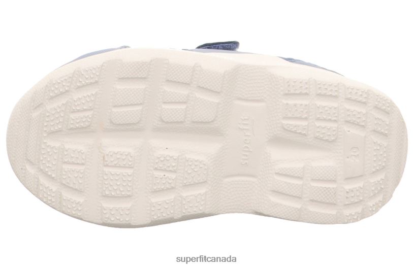 Superfit RUSH - Sneakers low with Velcro Fastener Blue/Yellow Low Sneakers24FTT251