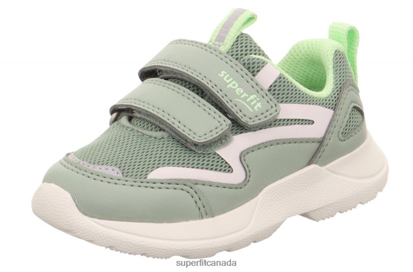 Superfit RUSH - Sneakers low with Velcro Fastener Light Green Low Sneakers24FTT272