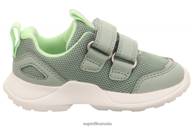 Superfit RUSH - Sneakers low with Velcro Fastener Light Green Low Sneakers24FTT272