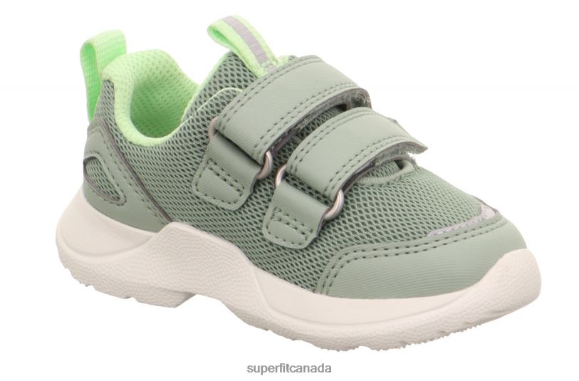 Superfit RUSH - Sneakers low with Velcro Fastener Light Green Low Sneakers24FTT272