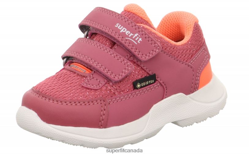 Superfit RUSH - Sneakers low with Velcro Fastener Pink/Orange Low Sneakers24FTT332