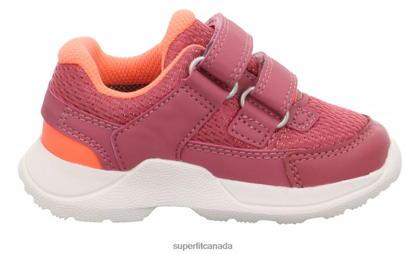 Superfit RUSH - Sneakers low with Velcro Fastener Pink/Orange Low Sneakers24FTT332