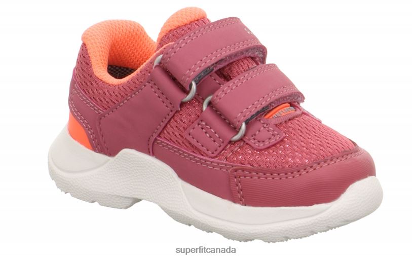 Superfit RUSH - Sneakers low with Velcro Fastener Pink/Orange Low Sneakers24FTT332