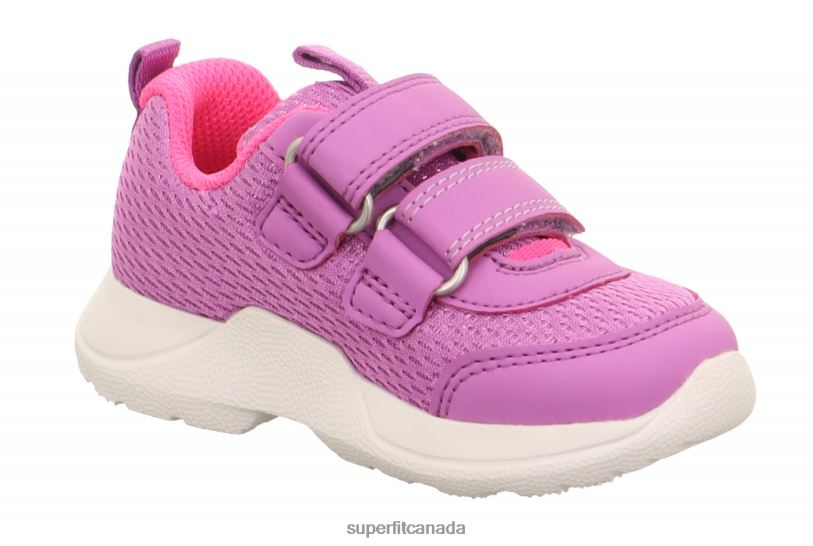 Superfit RUSH - Sneakers low with Velcro Fastener Purple/Pink Low Sneakers24FTT241