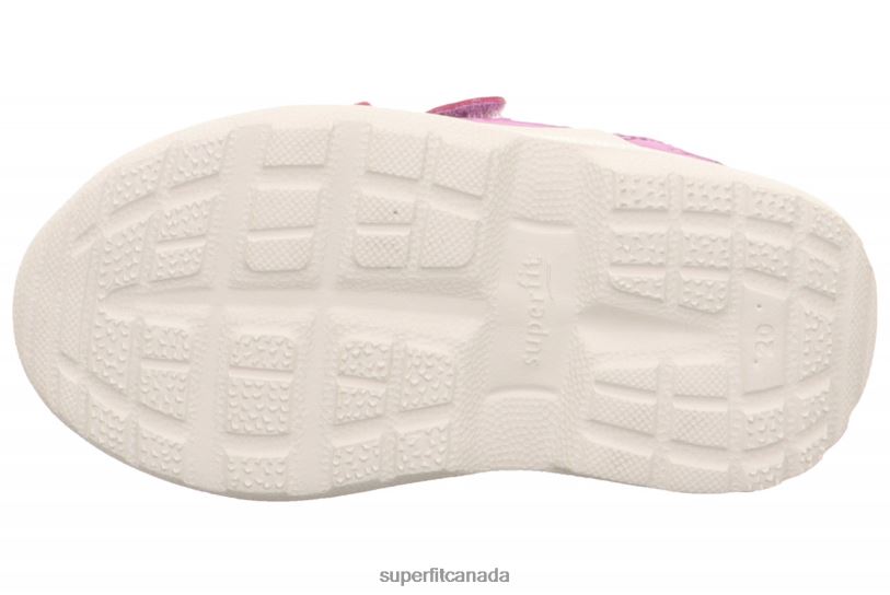 Superfit RUSH - Sneakers low with Velcro Fastener Purple/Yellow Low Sneakers24FTT289