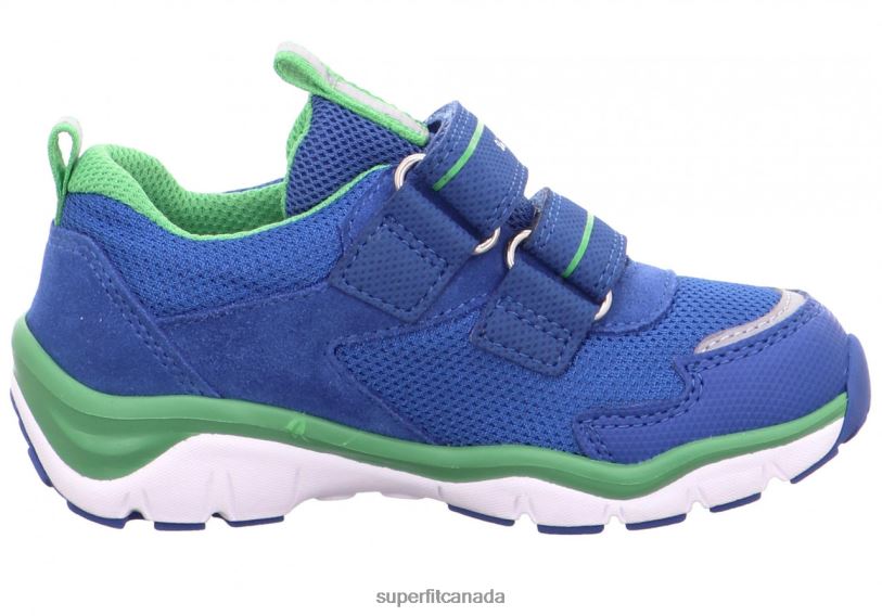 Superfit SPORT5 - Sneakers low with Velcro Fastener Blue/Green Low Sneakers24FTT355