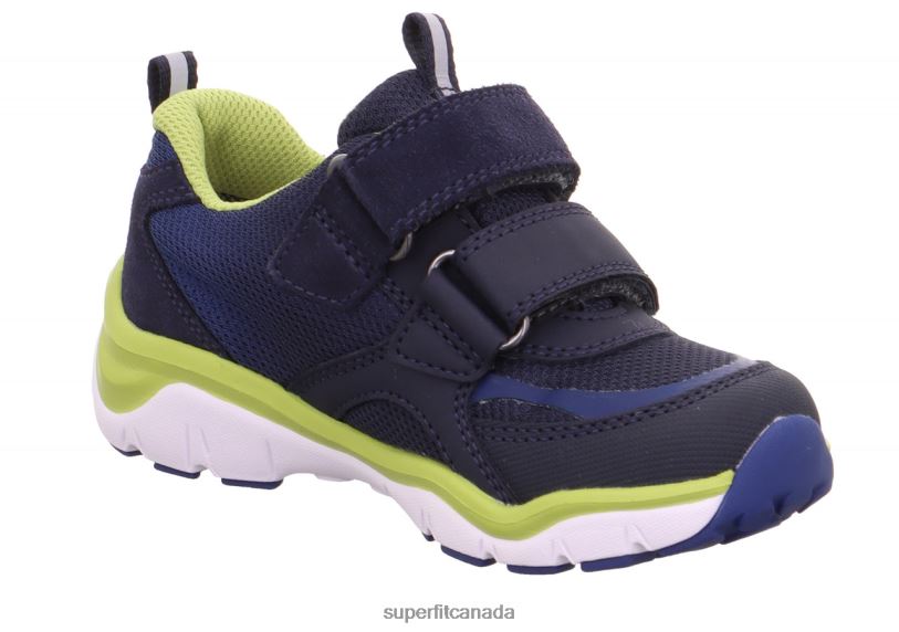 Superfit SPORT5 - Sneakers low with Velcro Fastener Blue/Light Green Low Sneakers24FTT400