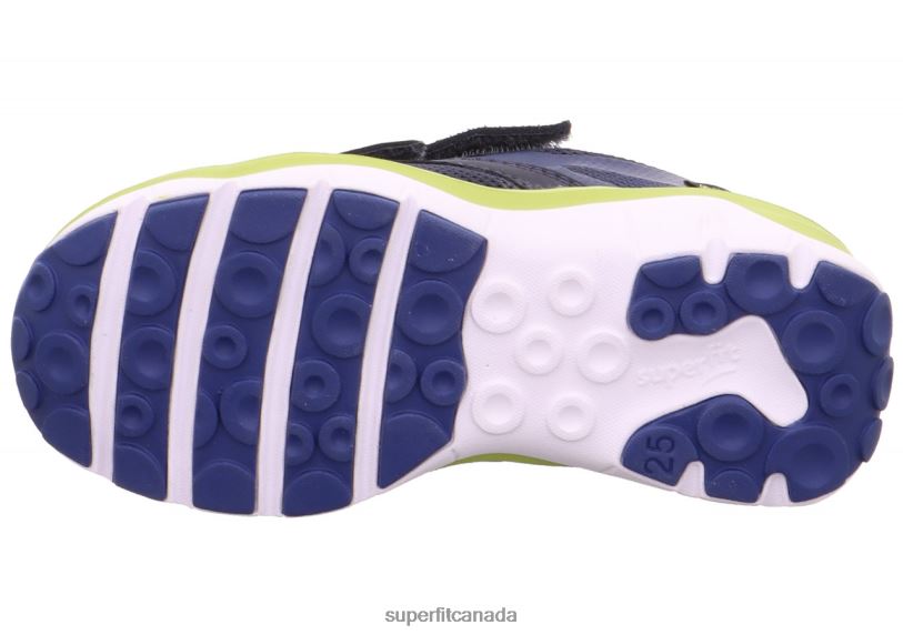 Superfit SPORT5 - Sneakers low with Velcro Fastener Blue/Light Green Low Sneakers24FTT400