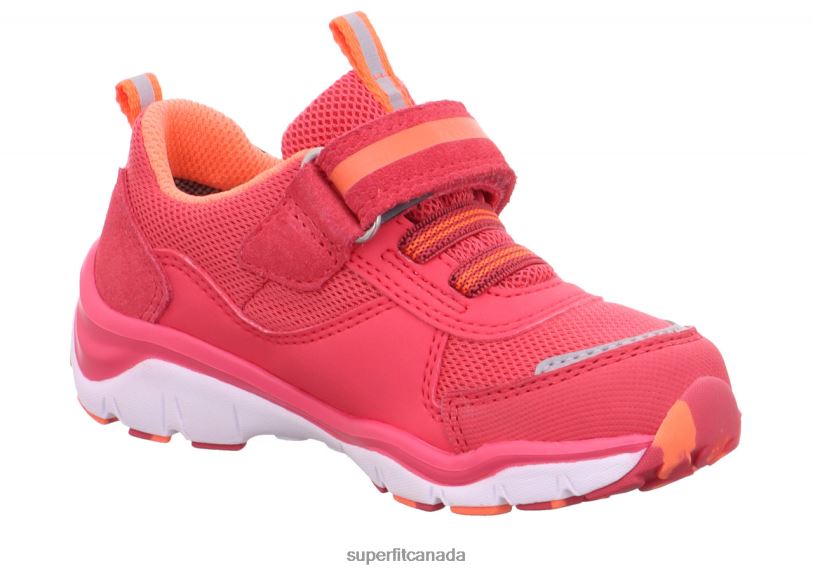 Superfit SPORT5 - Sneakers low with Velcro Fastener Pink/Orange Low Sneakers24FTT302