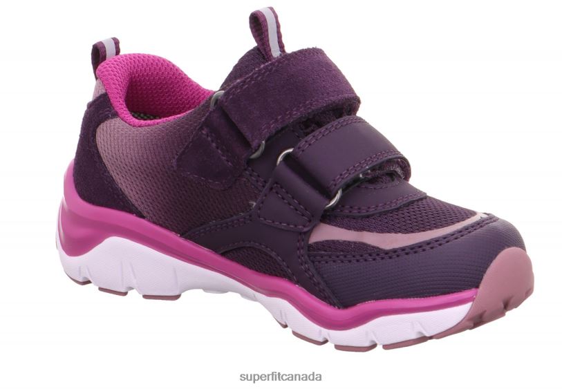 Superfit SPORT5 - Sneakers low with Velcro Fastener Purple/Pink Low Sneakers24FTT396
