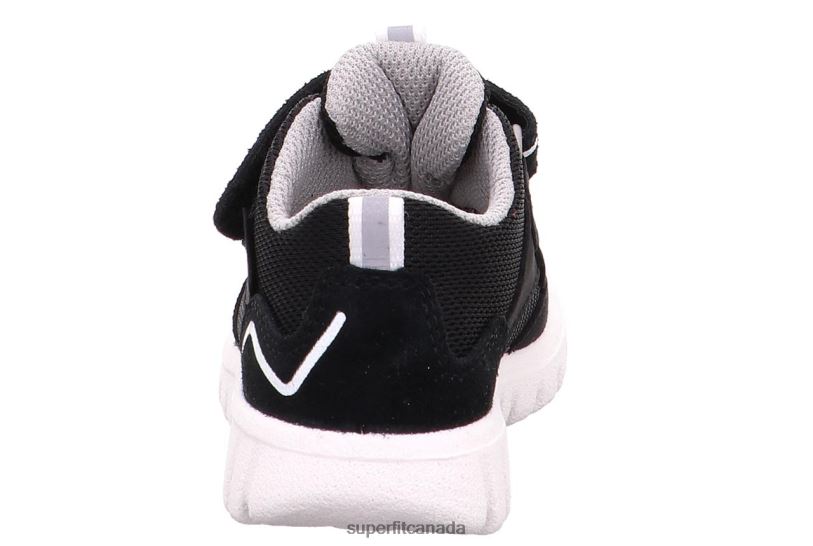 Superfit SPORT7 MINI - Sneakers low with Velcro Fastener Black/White Low Sneakers24FTT360