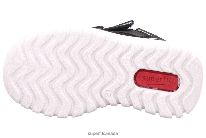 Superfit SPORT7 MINI - Sneakers low with Velcro Fastener Black/White Low Sneakers24FTT360