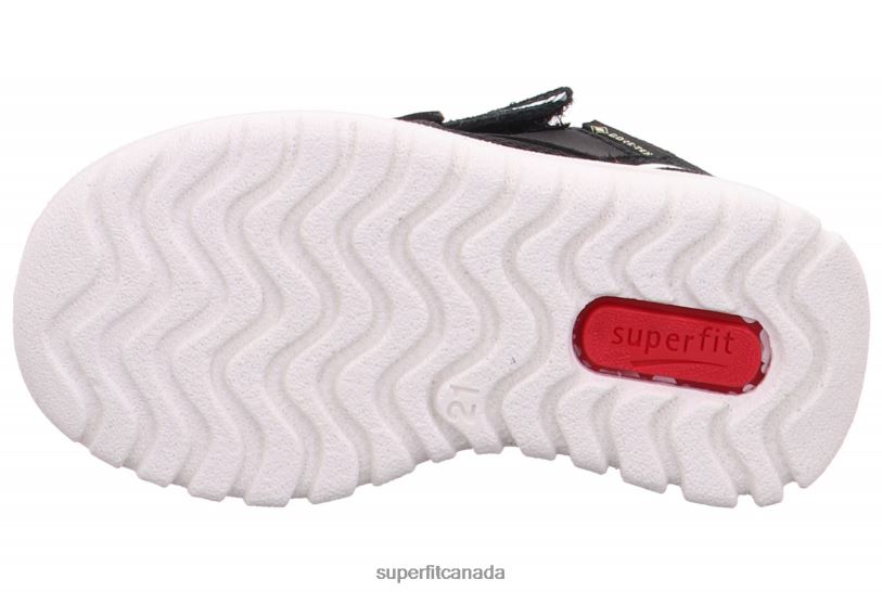 Superfit SPORT7 MINI - Sneakers low with Velcro Fastener Black/White Low Sneakers24FTT360