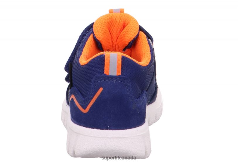 Superfit SPORT7 MINI - Sneakers low with Velcro Fastener Blue/Orange Low Sneakers24FTT259