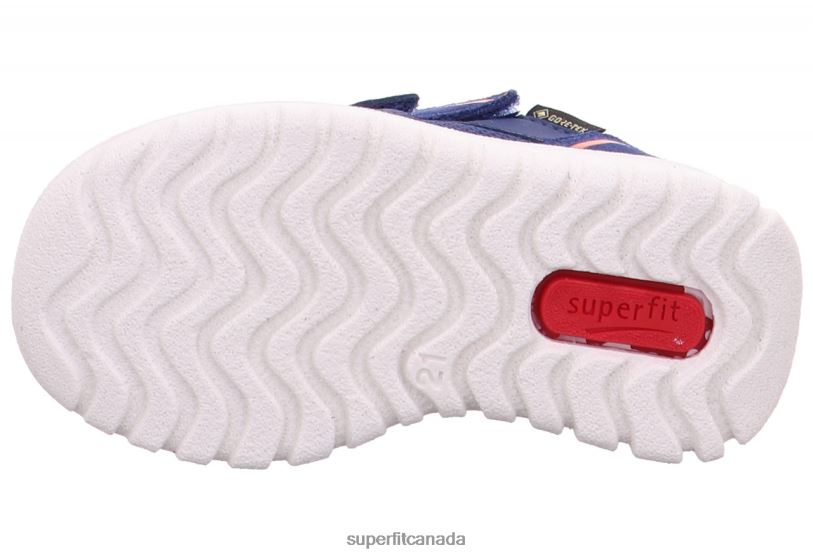 Superfit SPORT7 MINI - Sneakers low with Velcro Fastener Blue/Orange Low Sneakers24FTT259