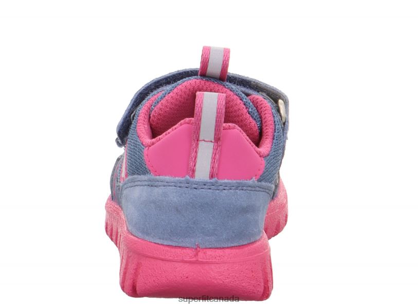 Superfit SPORT7 MINI - Sneakers low with Velcro Fastener Blue/Pink Low Sneakers24FTT238