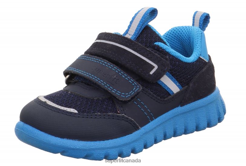 Superfit SPORT7 MINI - Sneakers low with Velcro Fastener Blue/Turquoise Low Sneakers24FTT320