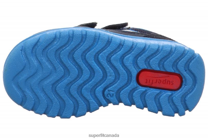 Superfit SPORT7 MINI - Sneakers low with Velcro Fastener Blue/Turquoise Low Sneakers24FTT320