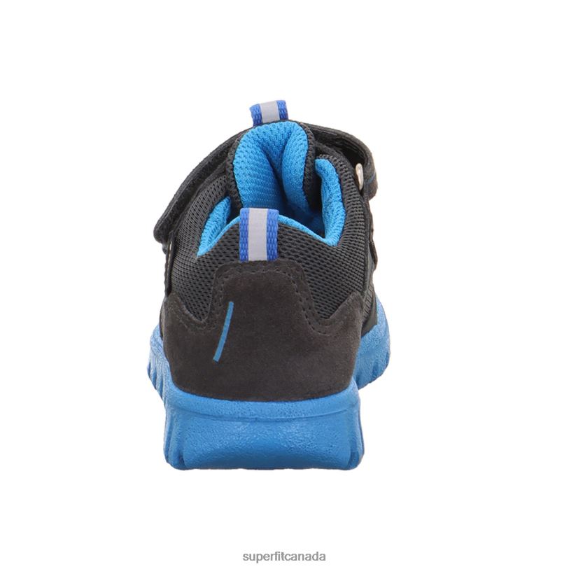 Superfit SPORT7 MINI - Sneakers low with Velcro Fastener Grey/Turquoise Low Sneakers24FTT306